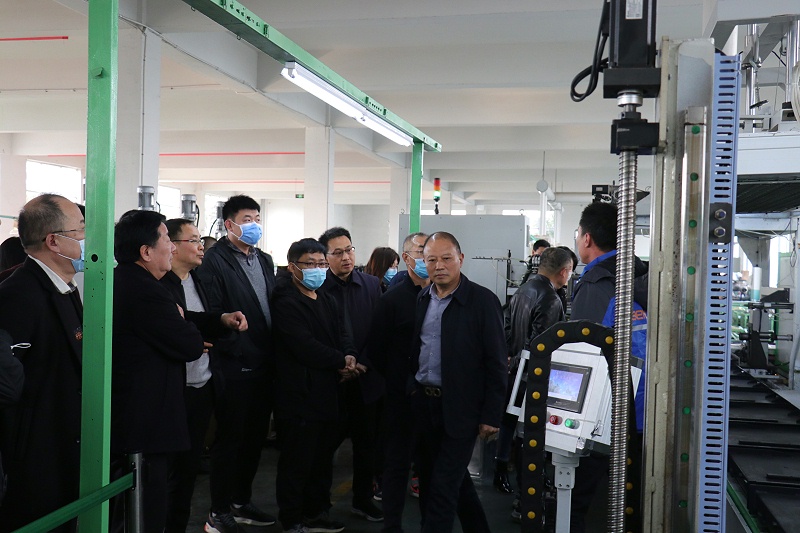 沂南县中小企业发展局领导莅临门徒娱乐指导工作