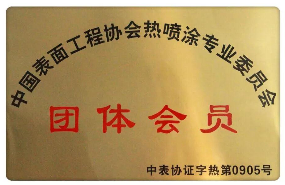 杏耀动力正式加入中国热喷涂专业委员会
